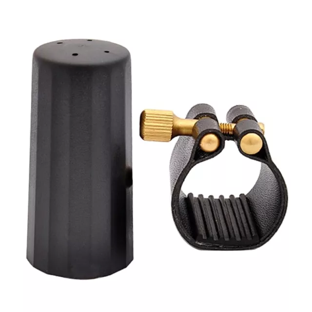 ​Saxophone Leather Ligature Fastener and Plastic Easy to Use
