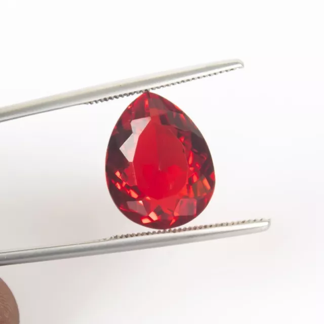 20.0 Ct Certified Natural Beautiful Pear Cut Red Topaz Loose Gemstones Z-642
