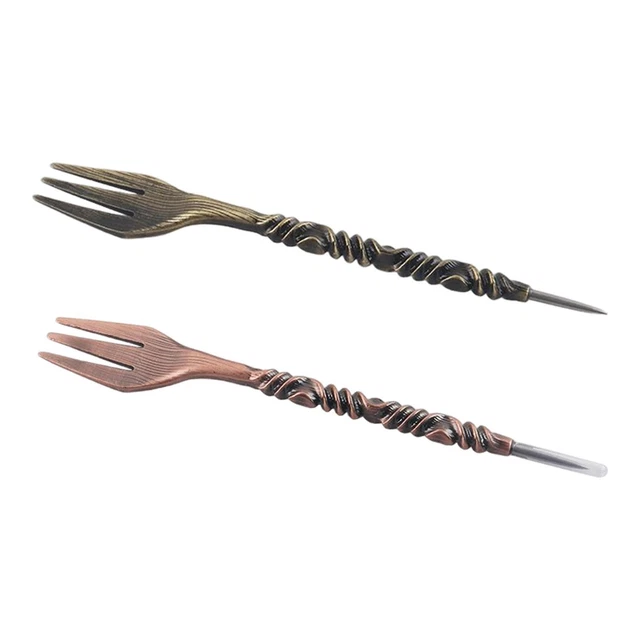 Outils de fourche professionnels portables en métal avec étui de protection