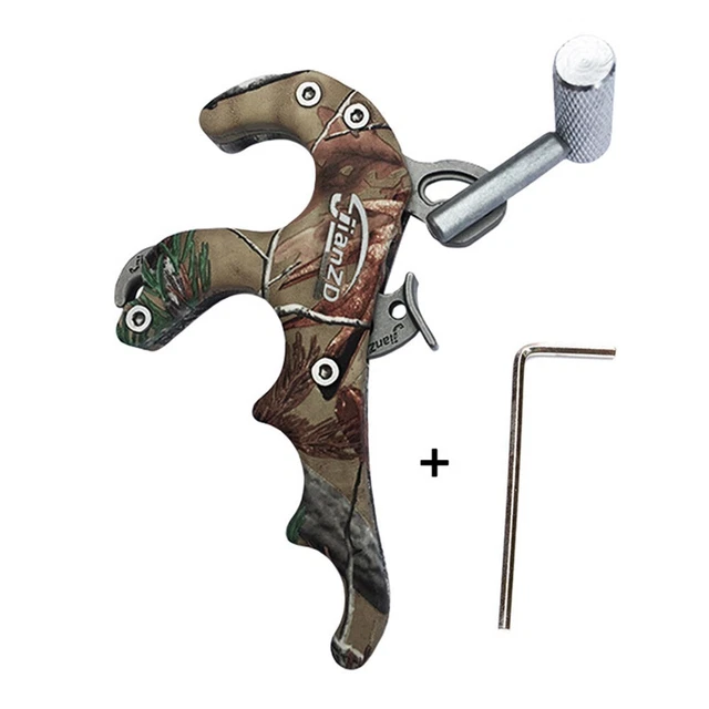 MILAEM Dispositivi Di Rilascio Dell'Arco Di Tiro Con L'Arco 3 Dita - Foto 10