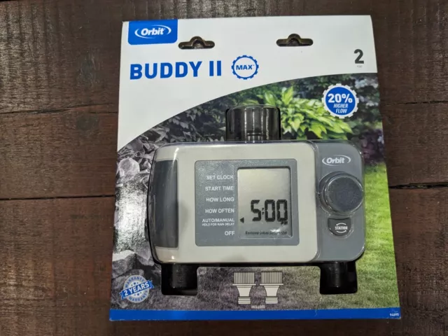 Orbit Buddy 2 Max 2 Port Garden irrigation timer