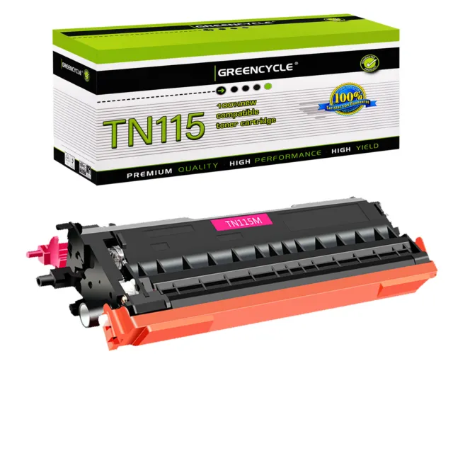 TN115M Magenta Toner Cartridge Fit for Brother HL-4040CDN DCP-9040CN DCP-9045CDN