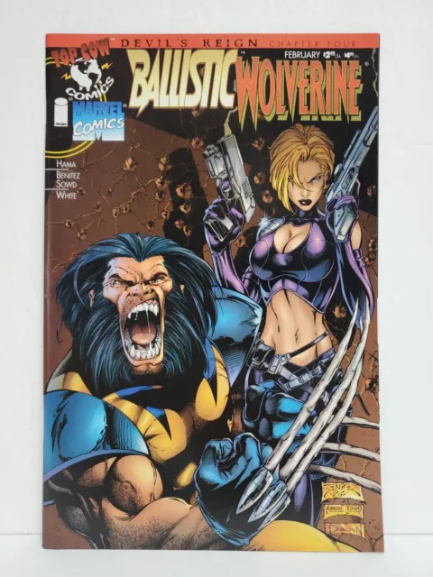 Devil's Reign #4 - Ballistic / Wolverine - Marvel Image Top Cow Comics 1997