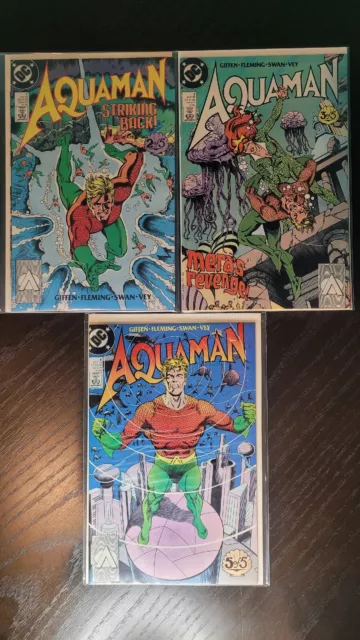 DC Comics Aquaman Limited Series 2, 3, 5 (1989) 3 Comic Lot VF/NM