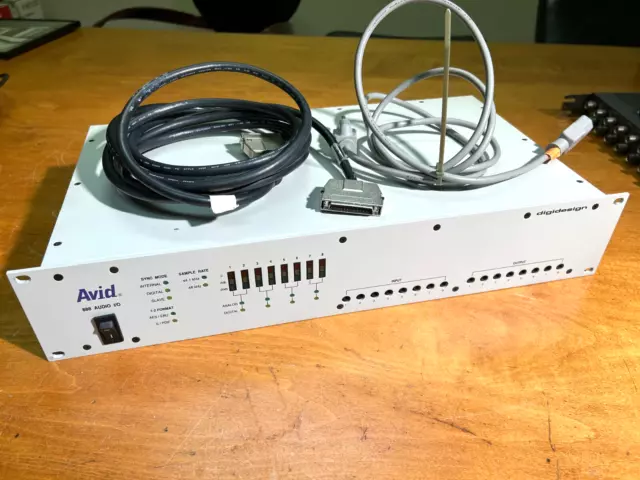 DIGIDESIGN AVID 888 AUDIO I/O UNIT w CONNECTOR CABLE