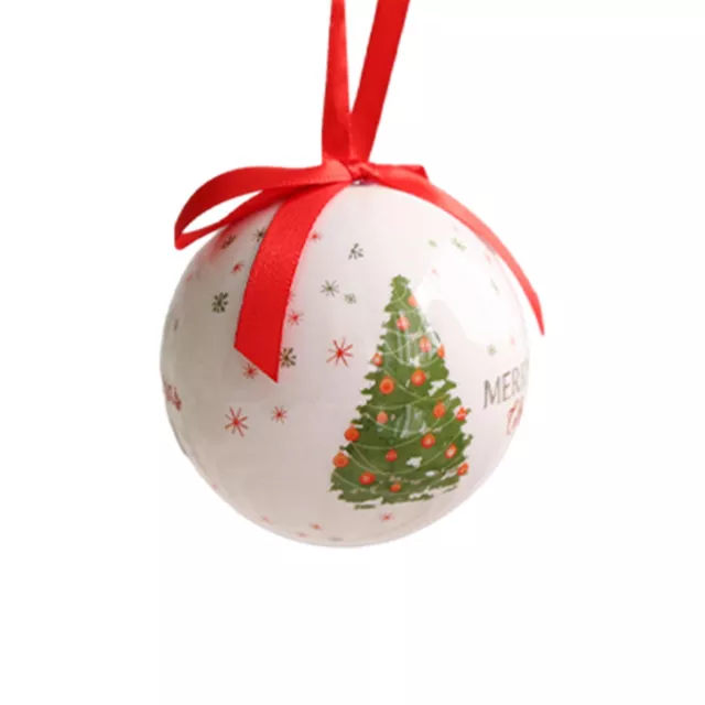 Christmas Tree Ornaments Hanging Santa Claus Foam Ball Pendant Decorations