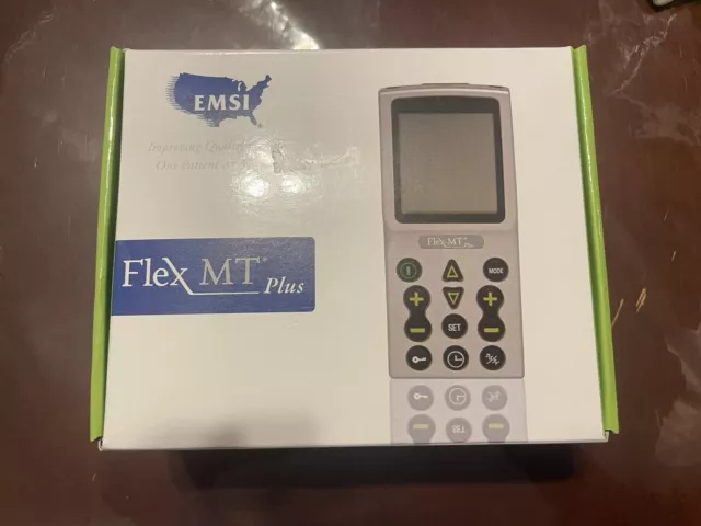 EMSI Flex MT Plus- Tens Unit Stim Machine, Electros, - 2 Channels RARE Open Box