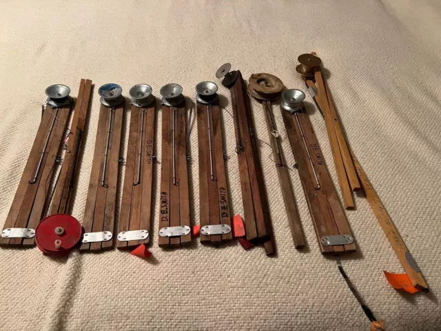 ARNOLD TACKLE CORP Wooden Ice Fishing Tip Up Lot $89.99 - PicClick