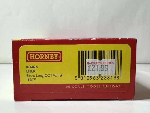 Hornby R6682A LNER extra langer CCT Van B 1267 brandneu in Originalverpackung 2