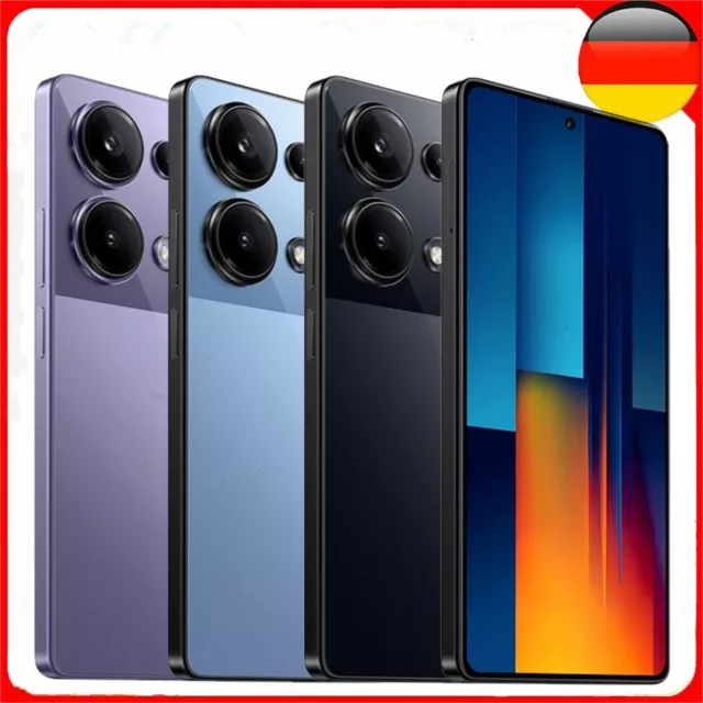 POCO M6 Pro 12+512GB Smartphone 6.67 Zoll Android 13 Handy 64MP 1080x2400 NFC