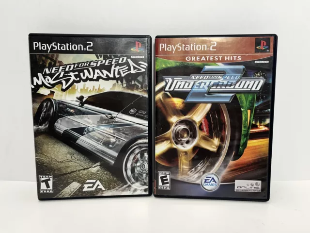 Need for Speed Most Wanted & Underground 2 PS2 Game Lot PlayStation 2 Read Need for Speed Most Wanted & Underground 2 PS2 Game Lot PlayStation 2 Read