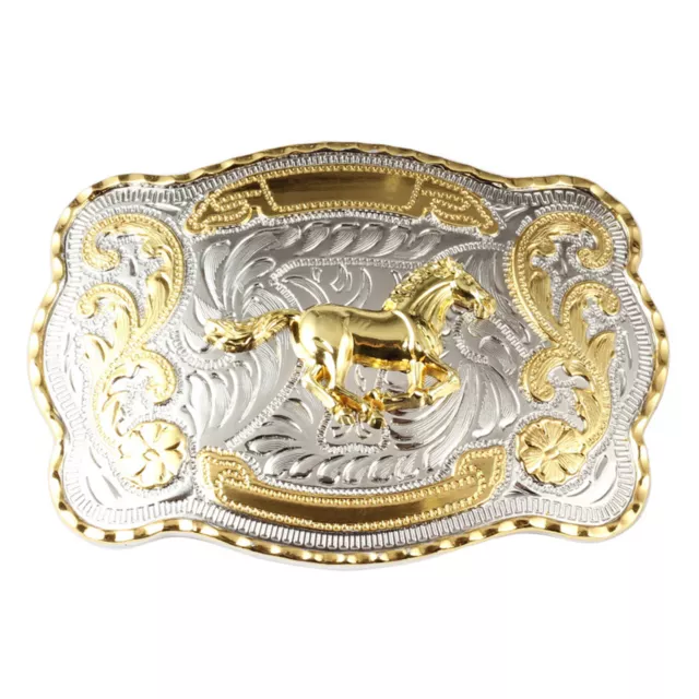 Rock Bull Ride Rodeo Long Huge Big Cowboy Texas Western Shine Belt Buckle