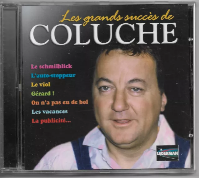 Lot de 5 cd humoristes : Coluche, Bedos, Métayer, Vanier - L4211