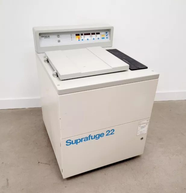 Heraeus Sepatech Suprafuge 22 Floorstanding Centrifuge with 22000rpm Rotor Lab