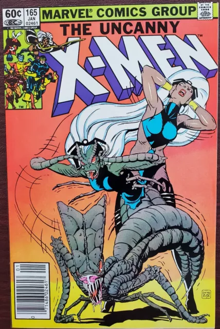 Uncanny X-Men #165 NM 9.2 (Marvel 1982) Storm Vs. The Brood ~ 1st Paul Smith ✨