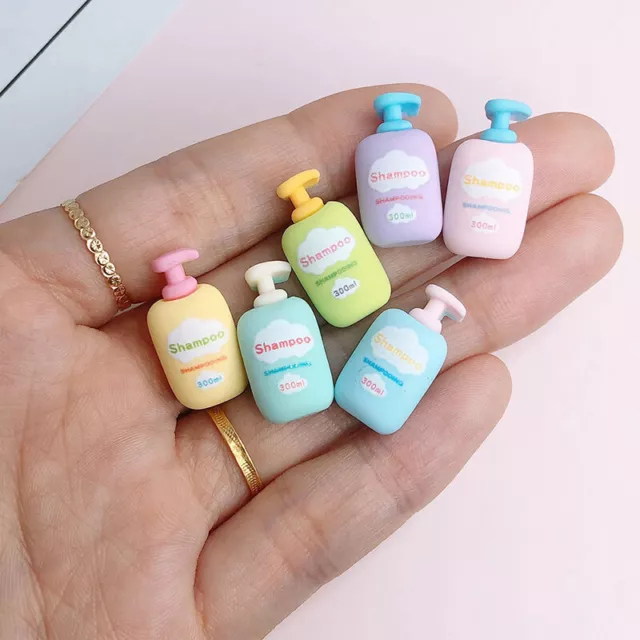 10Pcs/Set 1:12 Dollhouse Miniatures Supplies Shampoo Shower Gel Body Wash{ Sb