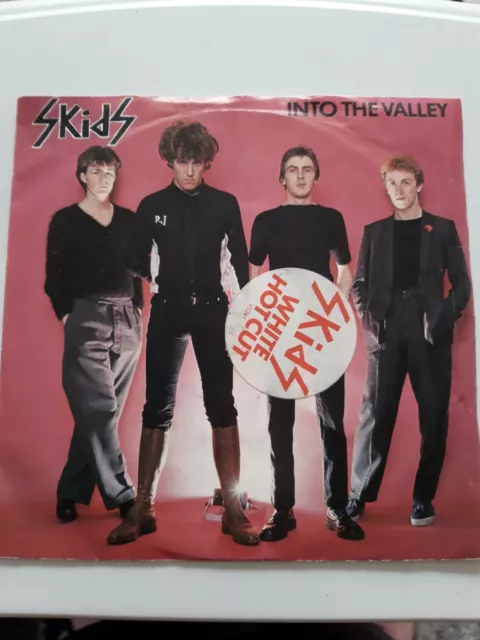 The Skids - Into The Valley - Original 1979 Ltd Edition White Vinyl 7" Single