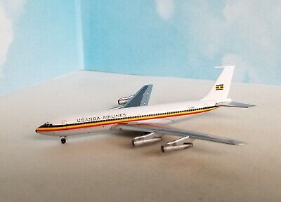 AeroClassics ** RARE ** 1:400 Scale UGANDA AIRLINES  Boeing B.707-320C, 5X-UAL