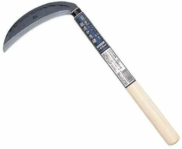 Kimboshi Single-edged thin sickle 195mm round 1525