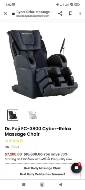 Dr. Fuji EC-3800 Cyber Relax Massage Chair