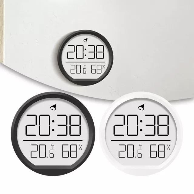 Indoor Home Thermohygrometer Clock for Precise Time and Temperature Display