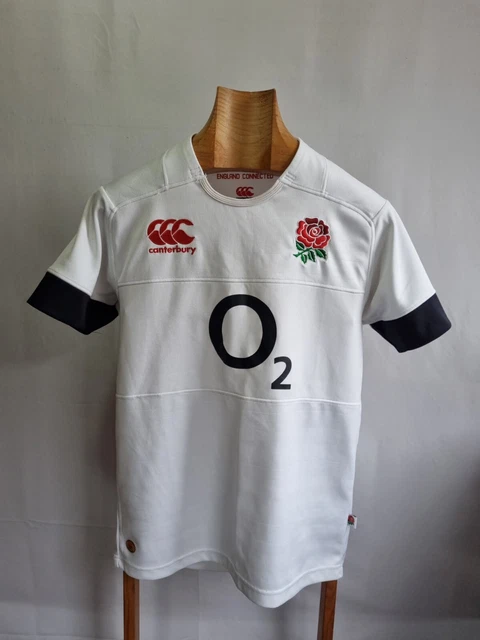 England National Team Rugby 2012 2013 Player Issue Canterbury Jersey Shirt M