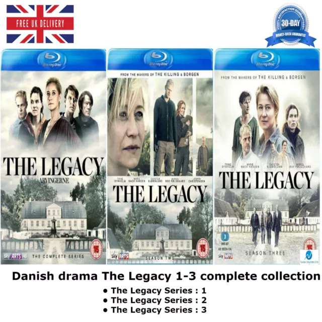 The Legacy Season 1-3 Complete Collection Tv Series 1 2 3 New Uk Region B Bluray