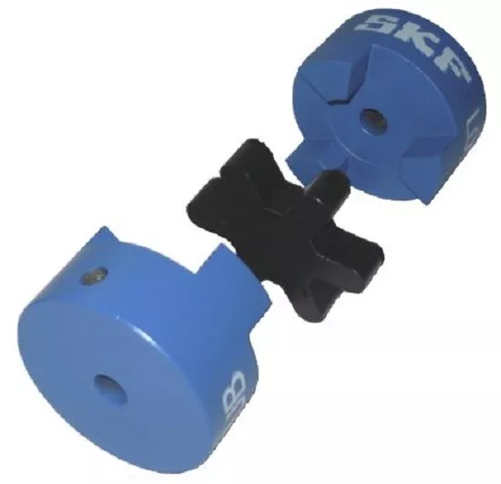 SKF STRAIGHT JAW COUPLING 16mm Length, 27.5mm OD, 6mm Bore, Set Screw Fastening