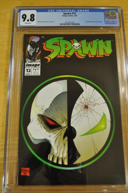 🔥 Spawn #12 Cgc 9.8 Nm/M 1993 Todd Mcfarlane Art Image Comics Alan Moore 1 9🔥