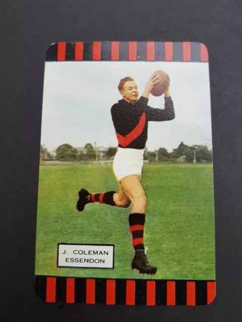 John Coleman 1954 Coles VFL / AFL Card - Essendon Bombers Excellent condition