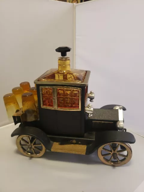 Vintage 1915 Ford Auto Car Liquor Decanter Alcohol Japan Musical w/ Shot Glasses Vintage 1915 Ford Auto Car Liquor Decanter Alcohol Japan Musical w/ Shot Glasses
