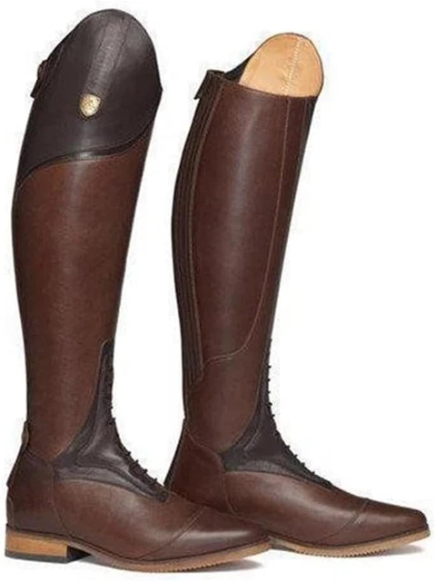 Stivali Da Equitazione HKM 9100 - Impermeabili Unisex Bambini Con Inserti Elastici