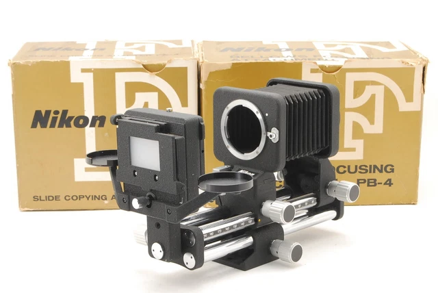 [MINT/Box ] Nikon PB-4 Bellows Focusing Attachment w/PS-4 From JAPAN