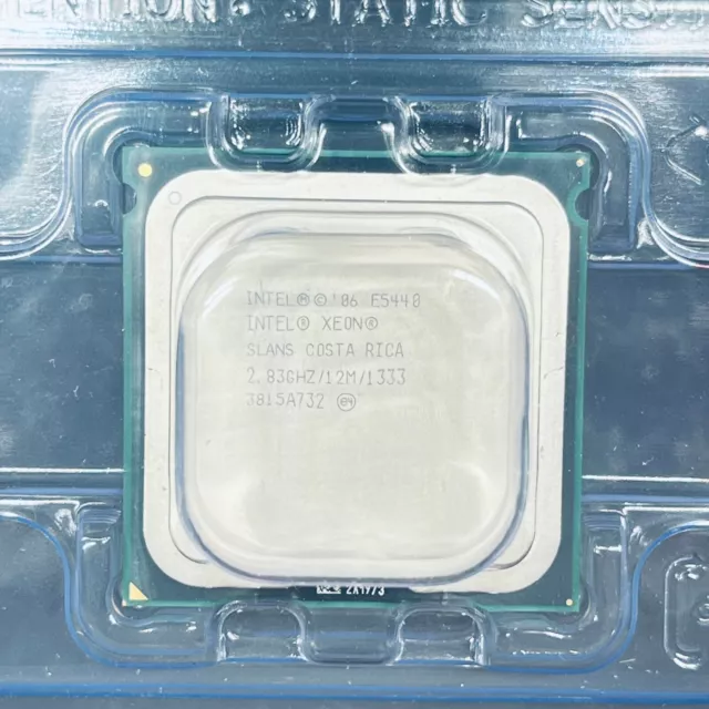 Intel Xeon E5440 nuevo en caja con disipador térmico y ventilador procesador de cuatro núcleos 2,83 GHz BX80574E5440A 2