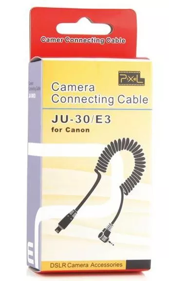 Pixel JU-30/E3 Canon E3 Type Shutter Release Cable for King Pro Canon Trigger