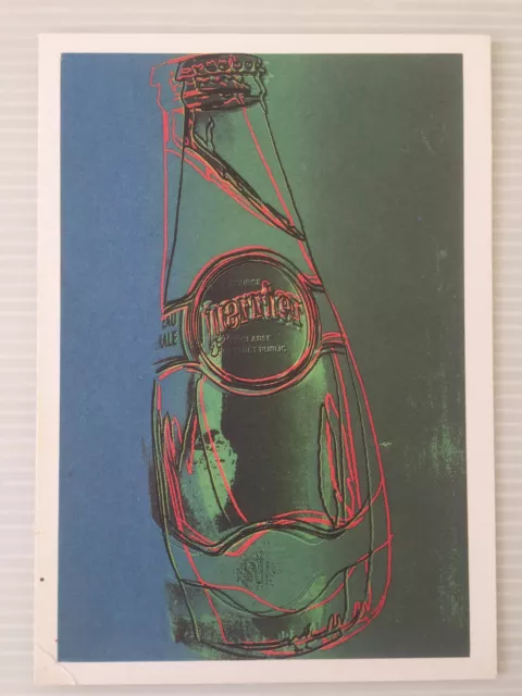 Carte Postale   ANDY WARHOL   Perrier  Postcard  Pop Art