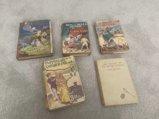 5 Enid Blyton vintage Hardback Books