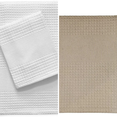 Telo Bagno Nido D' ape Grande Cotone D.B.TEX Panna 