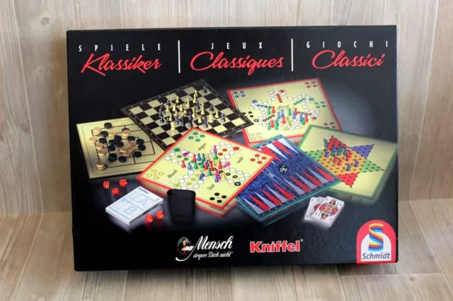 Coffret 70 Jeux Classiques Schmidt - contenu NEUF