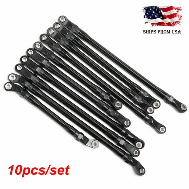 Alloy Upper & Lower Suspension Links Linkage Für 1:10 RC