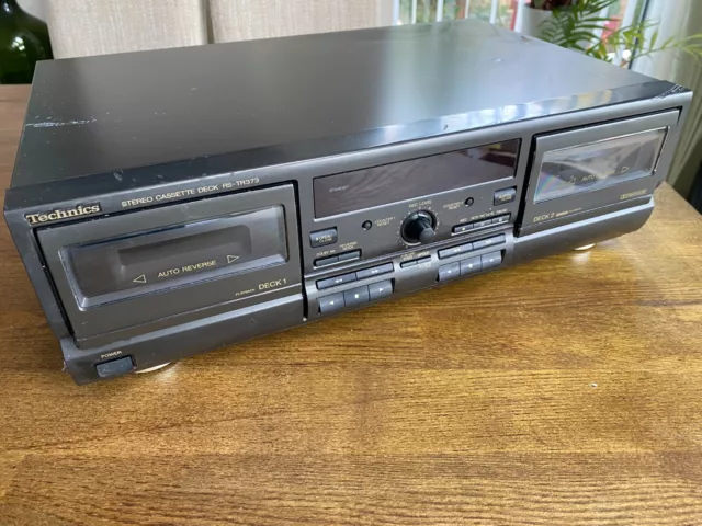 Technics RS-TR373 Stereo Cassette Deck Player dual tape