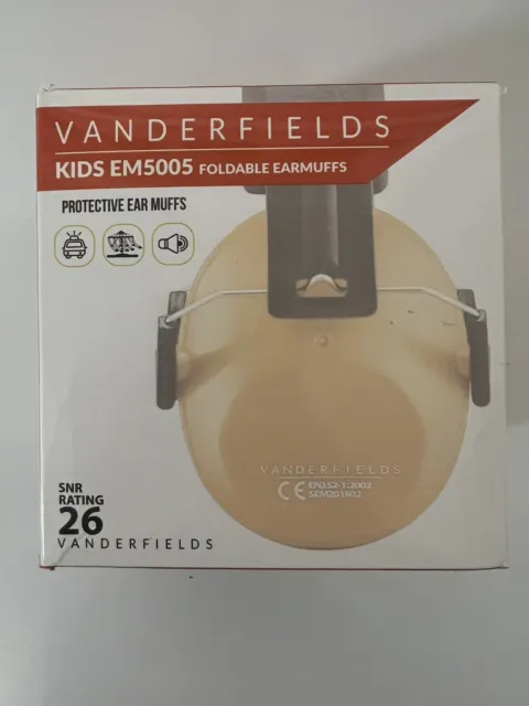 Vanderfields Kids Ear Protection Earmuffs - Noise Cancelling Headphones for Kids