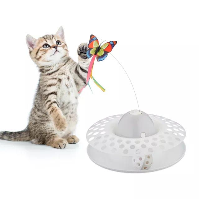 Jouet chat Jeu chat Accessoires chat Balle chats Papillon chaton Caroussel chat