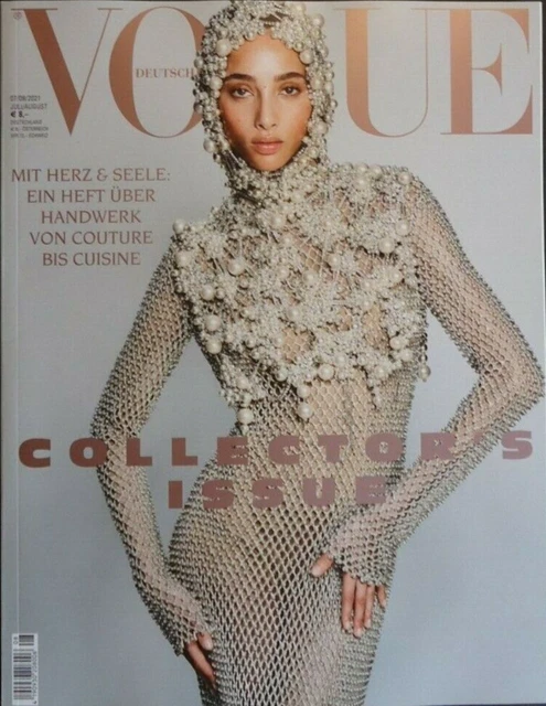 Vogue 7/8 Juli-August 2021, Cover Yasmin Wijnaldum. Collector´S Issue