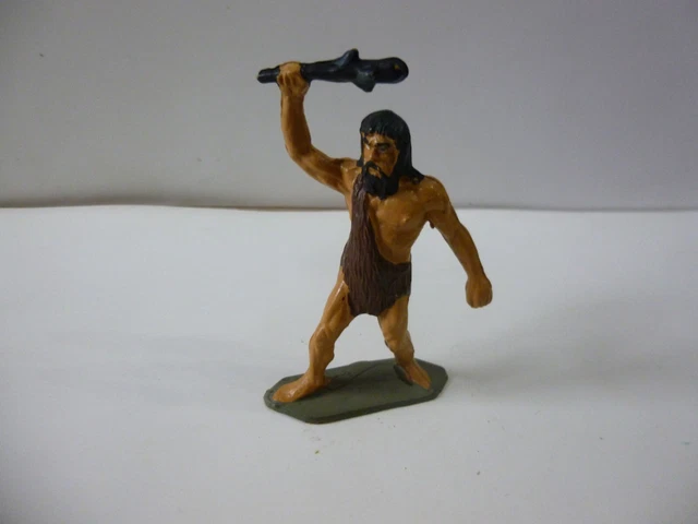 Figurine Starlux – Homme Préhistorique – Collection Quiralu, Cbg, Aludo, Cofalu, Britains