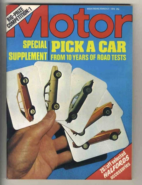 [D5247] 76.3.27 MOTOR / Reliant Scimitar GTE, Ralph Broad Jaguar XJ12 ...