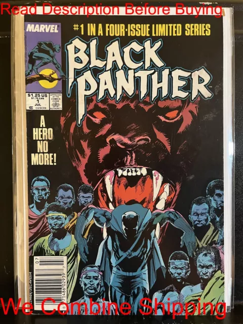 BARGAIN BOOKS ($5 MIN PURCHASE) Black Panther #1 (1988 Marvel) We Combine Ship