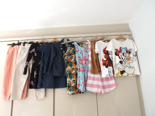 Girls Spring/Summer Bundle Age 7-8, Tu, Next, Disney, 11 Items