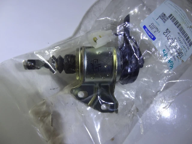 GENUINE KUBOTA STOP SOLENOID 1G826-60012 / Fits KUBOTA ZD221 Ride On Zero Turn