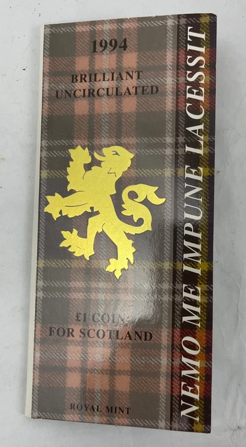 1994- Brilliant Uncirculated - 1 Pound For Scotland - Royal Mint -W/ Folder